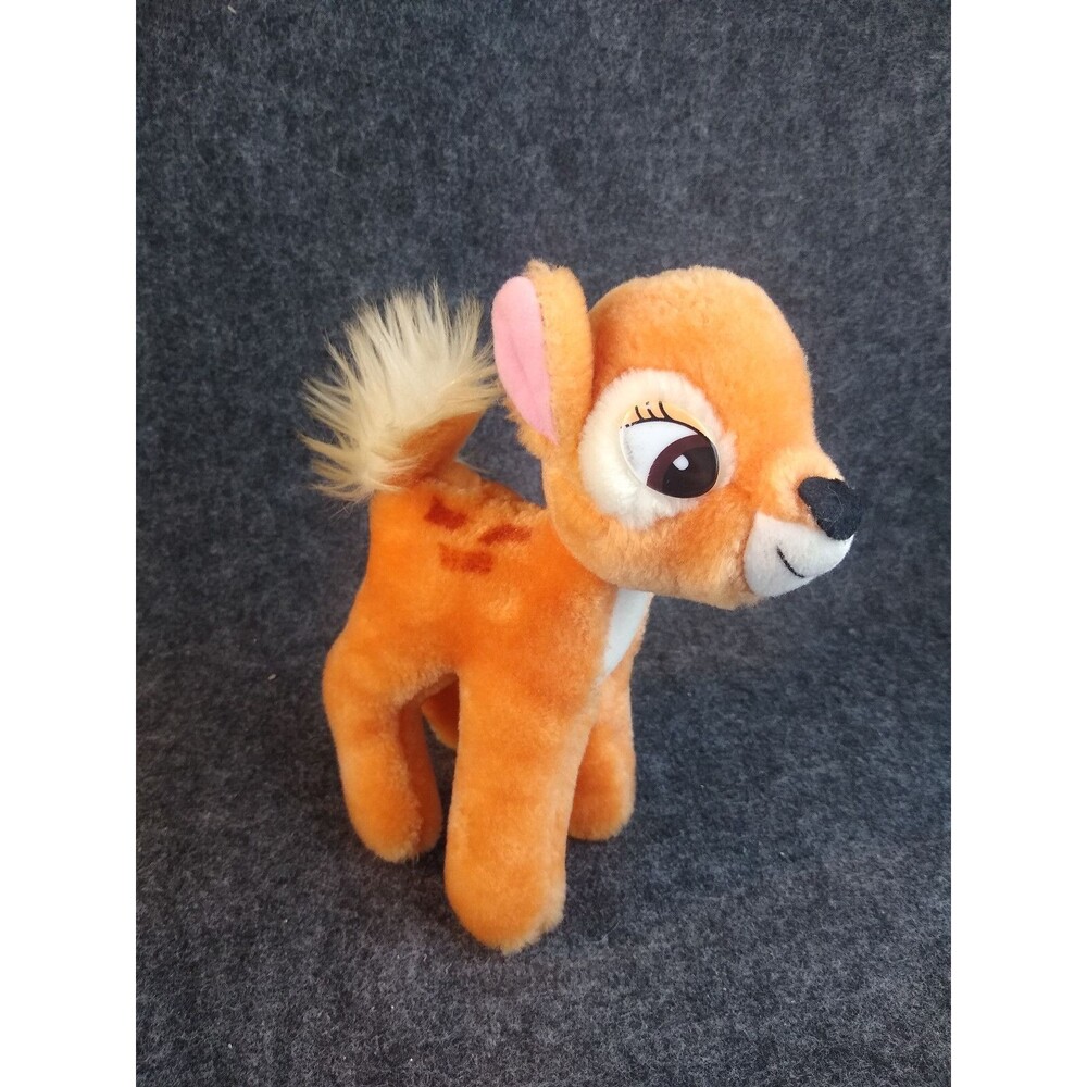 Vintage Walt Disney Movie BAMBI Classic PLUSH Stuffed Animal Toy Deer 7 inch